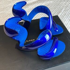 Julian Hakes Mojito Heels - Electric Blue